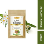 Khadi Bhringraj Powder for Hair & Scalp | 100% Natural Bhringraj Leaf Powder | Hair Fall, Hair Strength & Scalp Nourishing Care | Helps Improve Hair Texture & Shine | Herbal Hair Pack | For All Hair Types | 100 gm