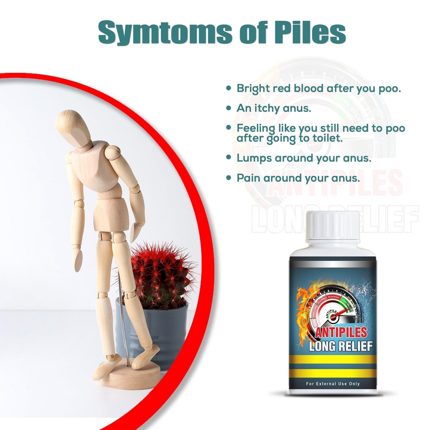 Pharma Science Antipiles Long Relief Piles Care Powder - 100gm