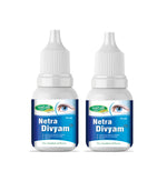 Pack of 2 Netra Divyam 10ml Eye Drop for Eye Care, Helps Soothe Eye Itching, Irritation, Redness.