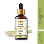 Khadi Lemongrass Essential Oil | Pure & Natural Lemongrass Oil for Face, Skin, Hair & Scalp Care | Essential Oil for Oily & Acne-Prone Skin | Refreshing Aromatherapy Oil | 15 ml