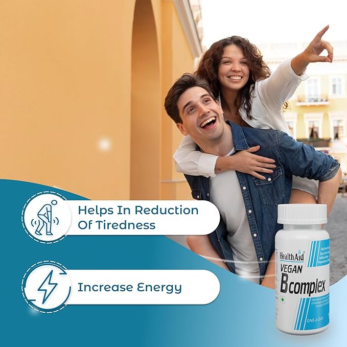 HealthAid Vegan B Complex Tablet - 60 Tablets