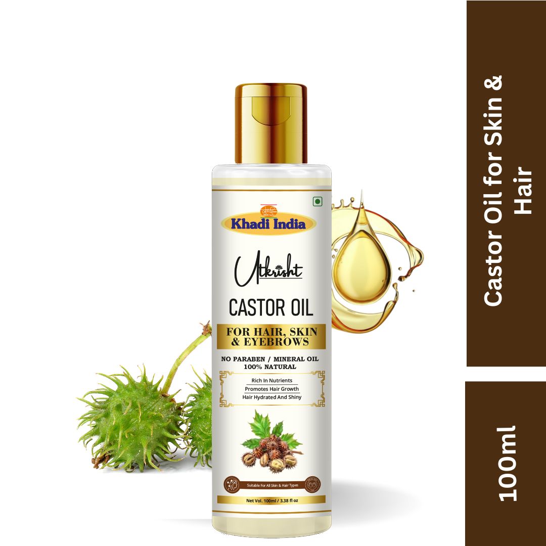 Utkrisht Khadi Castor Oil (100ml)