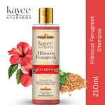 Kayee Ayurveda Hibiscus Fenugreek Shampoo for Hair Growth & Hair Fall Care | Herbal Shampoo with Hibiscus & Fenugreek for Scalp Cleansing, Hair Nourishment, Strength, Smoothness & Natural Shine | 210 ml