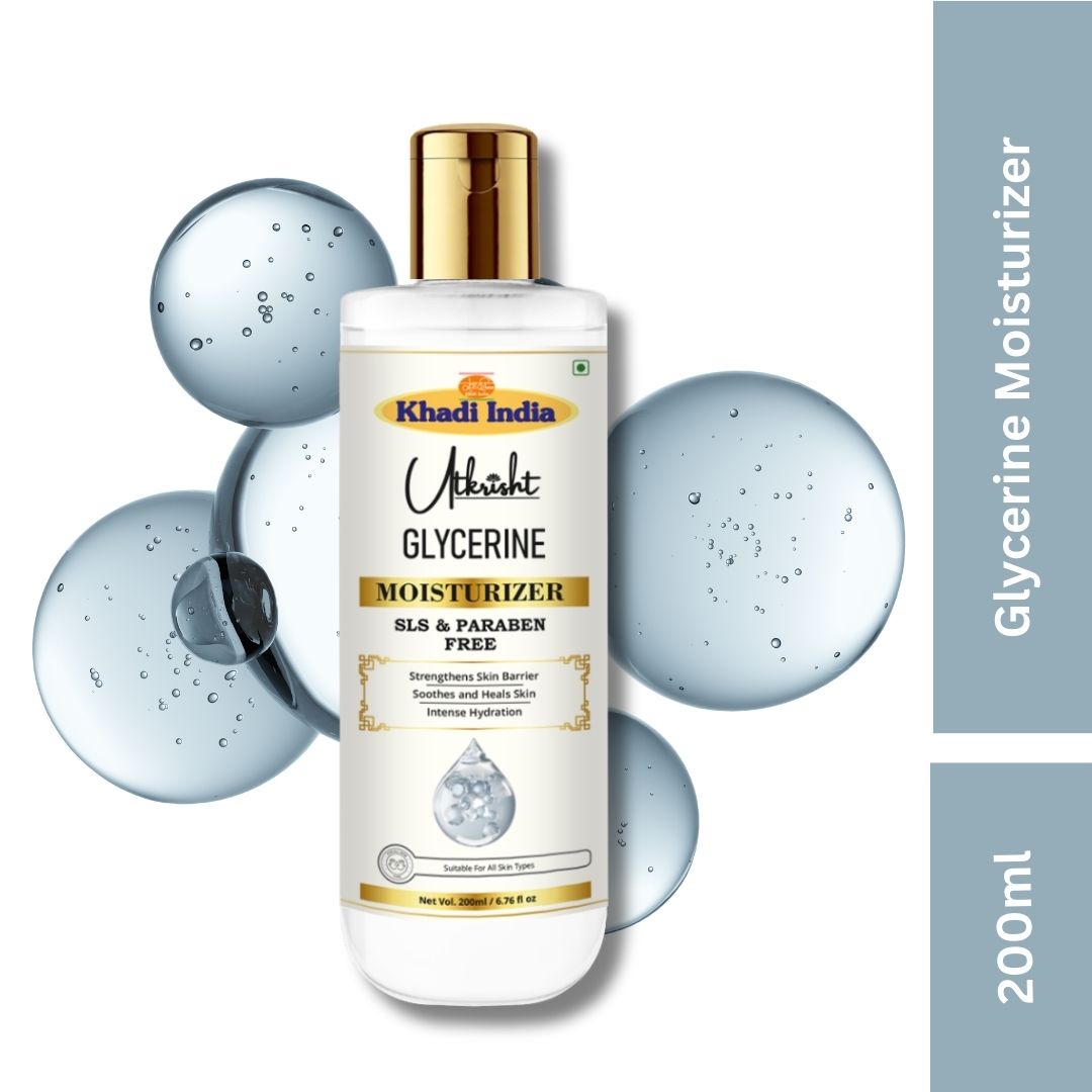 Utkrisht Khadi Pure Glycerine Moisturizer | Deep Nourishing & Non-Greasy Face & Body Cream