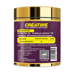 Vitaminnica Pure Creatine Monohydrate Powder - Unflavored Muscle Builder, 300g, 100 Serv