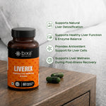 Bixa Botanical LIVERIX (60 Veg Capsules | 450mg) | Synergistic Ayurvedic Formula for Natural Liver Detoxification & Hepatic Function