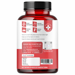 Raskam Iron Supplement with Folic Acid, Vitamin C & Vitamin B12, 60 capsules, Dietary Supplement
