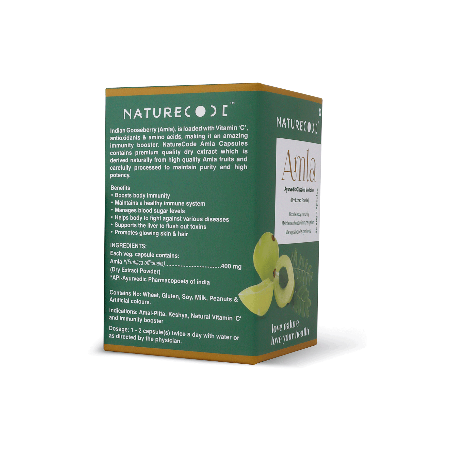 Nature Code Amla Veg Capsule - 60 Capsules