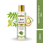 Utkrisht Khadi Pure Neem Oil | For Hair & Skin | Anti-Dandruff, Hair Fall Control & Scalp Nourishment