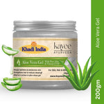 Kayee Ayurveda Aloe Vera Gel for Face, Hair & Skin | Pure Herbal Aloe Vera Gel for Moisturizing, Soothing & Hydrating Care | Lightweight Non-Sticky Gel for Dry, Normal & Oily Skin | Daily Skincare & Haircare | 200 g