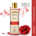 Kayee Ayurveda Rose Body Wash for Men & Women | Herbal Rose Shower Gel for Gentle Cleansing, Freshness & Soft Skin | Helps Remove Dirt, Sweat, Excess Oil & Impurities | Refreshing Daily Bath & Body Care | 210 ml