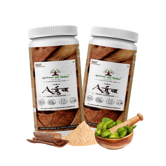 Aachman Veda Arjuna Amla Extract Powder (Pack of 2)