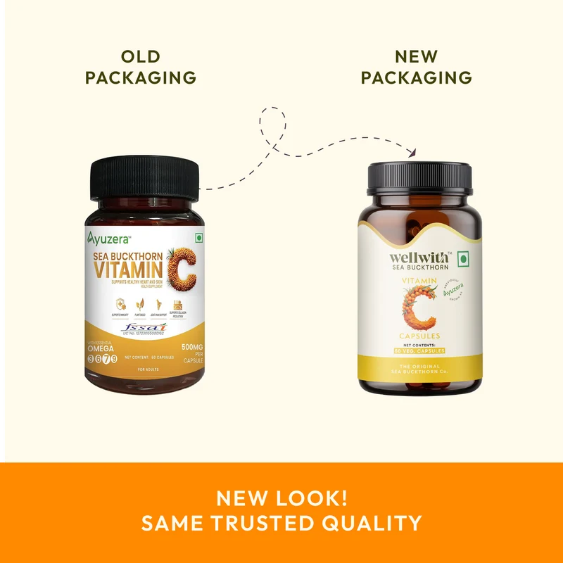 WellWith Sea Buckthorn Vitamin C Capsule (60 Each)