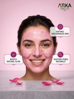Arka Pure Life Natural Rose Petal Powder – Herbal Face & Skin Care Powder for Refreshing, Soothing & Healthy-Looking Skin – 200g