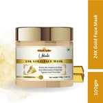 Khadi 24K Gold Face Pack for Glowing & Youthful Skin | Herbal Formula for Smooth, Radiant & Youthful Skin- 100GM