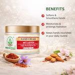 Bhudevam Naturals Khadi Milk & Saffron Hand Cream – Deep Moisturizing & Skin Brightening Hand Care Cream- 50GM
