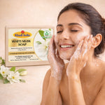 Bhudevam Naturals Khadi White Musk Soap – Luxury Fragrance Bath Soap for Soft & Smooth Skin- 500GM (Pack of 4)