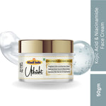 Khadi Essentials Kojic Acid & Niacinamide Skin Brightening Cream (50g) | For Dark Spots, Blemishes & Pigmentation