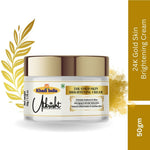 Khadi Essentials 24K Gold Radiant Face Cream (50g) | For Glowing Skin, Age Defying & Firmness