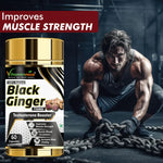 Vitaminnica Black Ginger Capsules - Energy, Stamina & Recovery Support, 60 Count