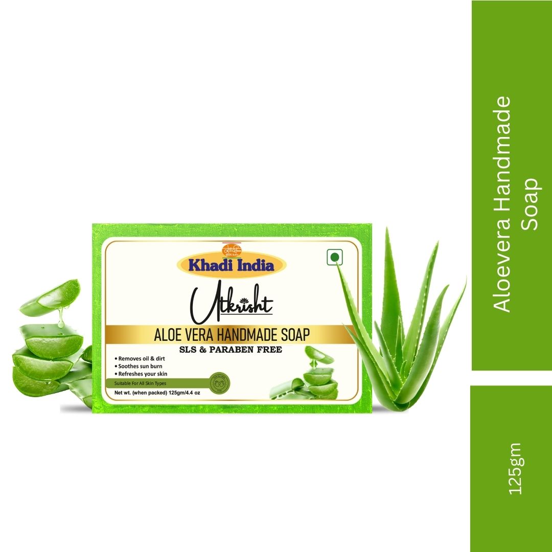 Utkrisht Khadi Chandan Haldi Soap (125g)