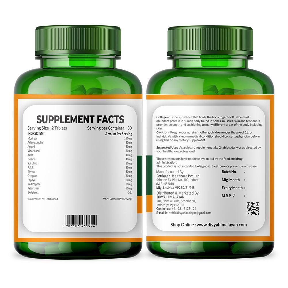 Divya Himalayan Premium Collagen Tablets - 60 Tablets