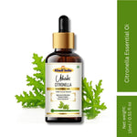 Khadi Citronella Essential Oil | Pure & Natural Citronella Oil for Home & Body Care | Essential Oil for Fresh Aroma & Outdoor Insect Protection | Aromatherapy & Diffuser Oil | 15 ml