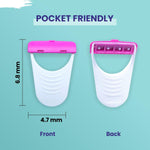 Gynocup Glossy Underarm Razor For Women (Set-5)