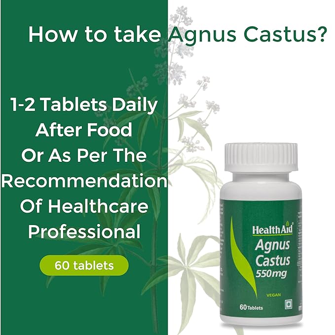 Healthaid Agnus Castus 550mg Tablet - 60 Tablets