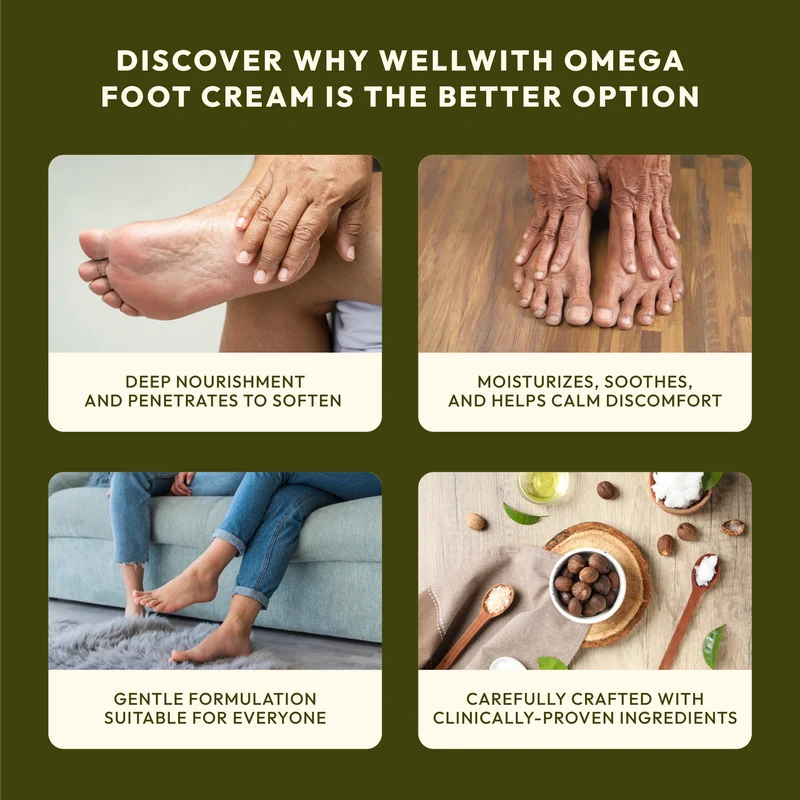 WellWith Sea Buckthorn Foot Cream (50g)