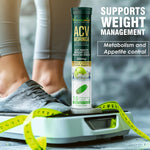 Vitaminnica ACV Moringa Effervescent Tablets - Green Apple Weight & Detox Support, 15 Count
