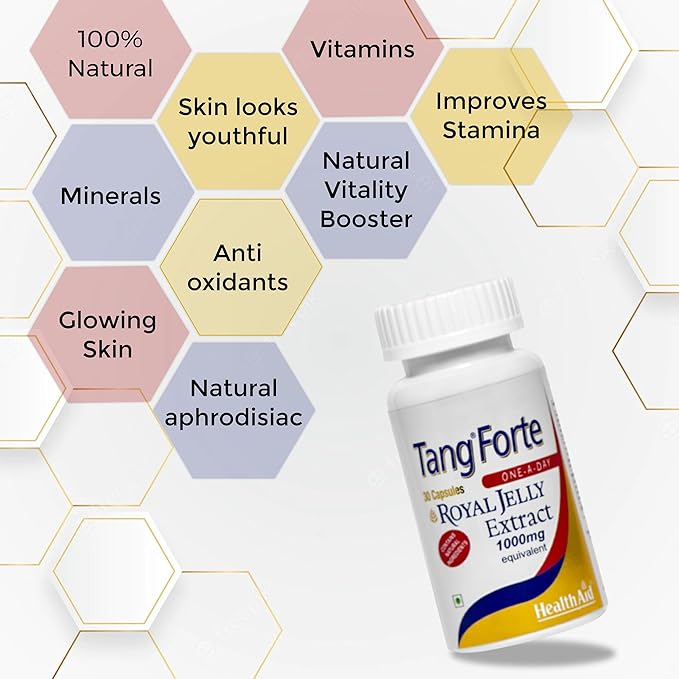 HealthAid Tang Forte Royal Jelly 1000mg Capsule - 30 Capsule