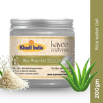 Kayee Ayurveda Rice Water Gel for Face & Skin | Hydrating & Moisturizing Herbal Facial Gel for Soft, Smooth & Radiant-Looking Skin | Lightweight Non-Sticky Formula for Daily Skincare | Suitable for Men & Women | 200 g