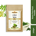Khadi Neem Powder for Face & Hair | 100% Natural & Pure Neem Leaf Powder | Helps Control Acne, Pimples & Dandruff | Skin Purifying & Scalp Cleansing | For All Skin Types