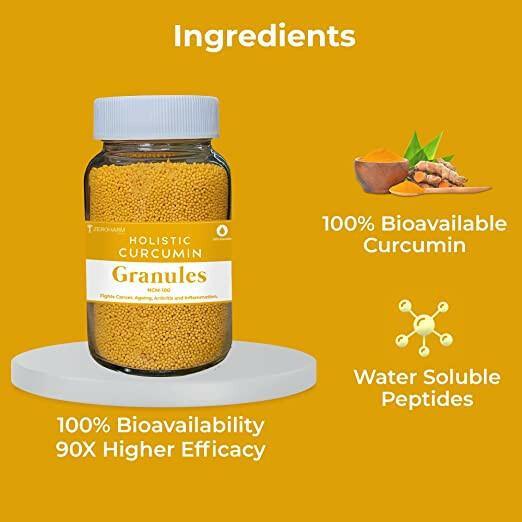Zeroharm Sciences Holistic Curcumin Granules NCM 100
