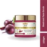 Khadi Beetroot Face Scrub | Natural Exfoliating Scrub with Beetroot Extract | Helps Remove Dead Skin, Dirt & Surface Impurities | De-Tan, Skin Brightening & Radiance Care | Helps Improve Skin Texture & Glow | For All Skin Types | 100 gm