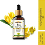 Khadi Ylang Ylang Essential Oil | Pure & Natural Ylang Ylang Oil for Hair, Scalp & Skin Care | Essential Oil for Healthy-Looking Hair & Relaxation | Floral Aromatherapy Oil | 15 ml