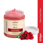 Kayee Ayurveda Rose Face Pack for Glowing Skin | Rose-Enriched Herbal Facial Mask for Normal, Dry & Combination Skin | Helps Cleanse Dirt, Excess Oil & Surface Buildup While Supporting Soft, Smooth & Healthy-Looking Skin