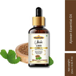 Khadi Ajwain Essential Oil | Pure & Natural Ajwain Oil for Body & Wellness Care | Herbal Essential Oil for Digestive Wellness, Massage & Relaxation | Aromatherapy Oil | 15 ml