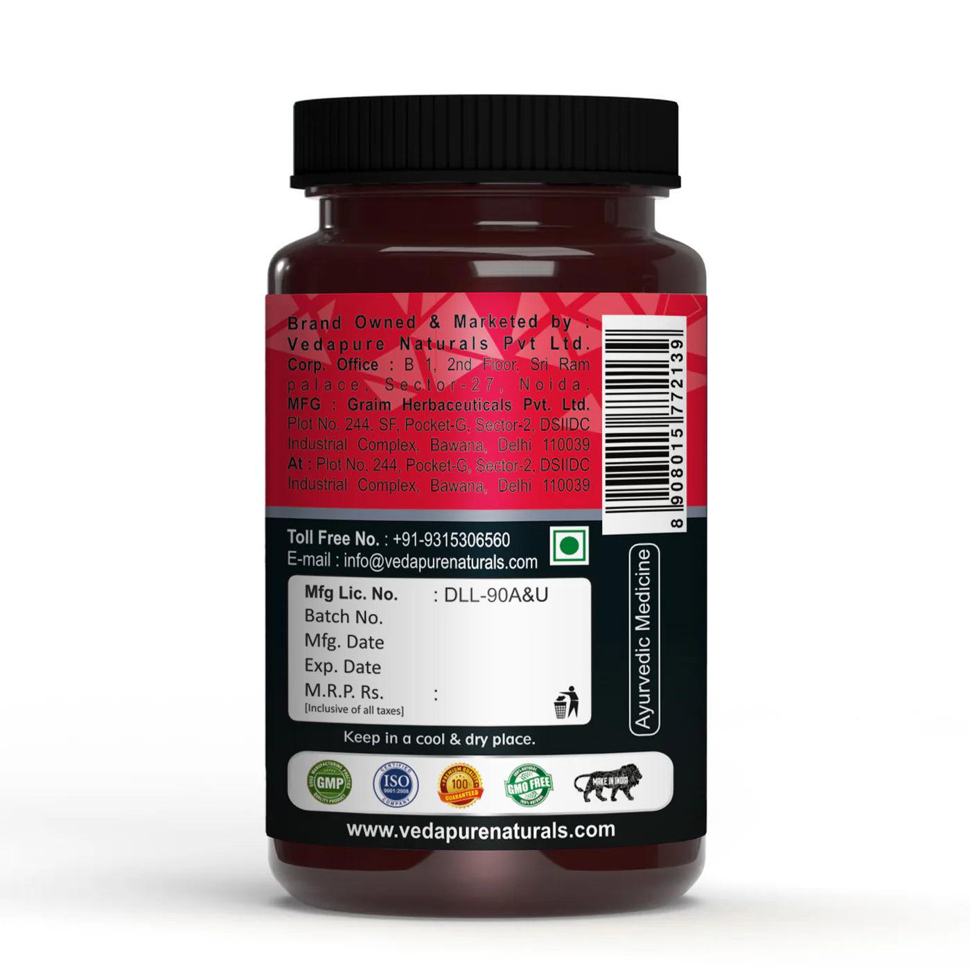 Vedapure Naturals Veda Shred Pro 6x Capsules - Thermogenic Metabolism Support (60 Count)