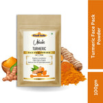 Khadi Turmeric Powder for Face & Body | 100% Pure Natural Haldi Powder | Ayurvedic Skin Brightening, Acne-Prone & De-Tan Care | Helps Improve Skin Glow & Even-Toned Appearance | Herbal Face & Body Pack | For All Skin Types | 100 gm