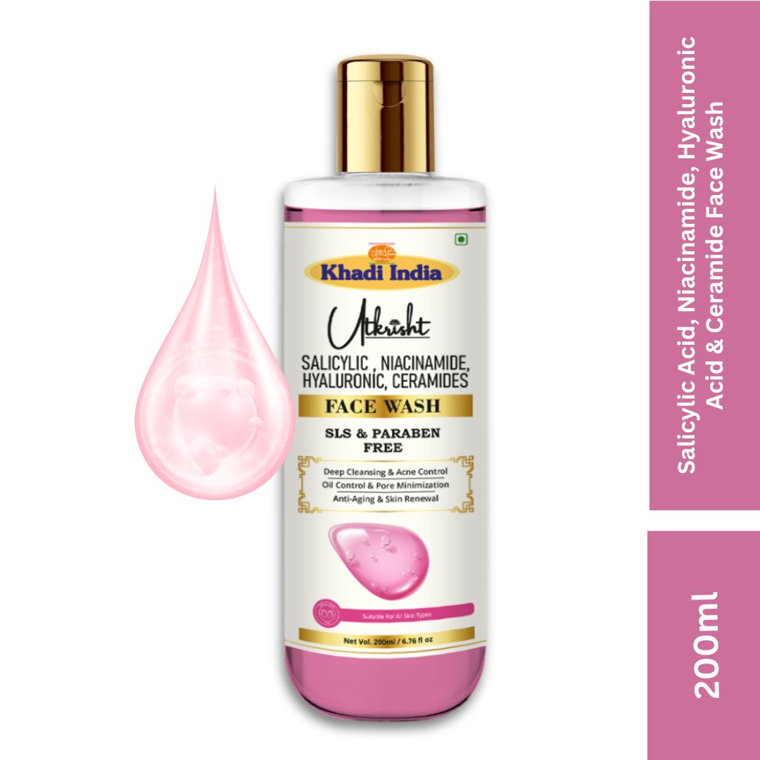 Utkrisht Khadi Salicylic Acid & Niacinamide Face Wash (200ml)