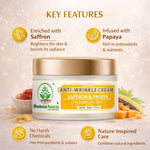 Bhudevam Naturals Khadi Anti Wrinkle Face Cream – Deep Hydration & Wrinkle Repair for Smooth, Firm Skin- 50GM