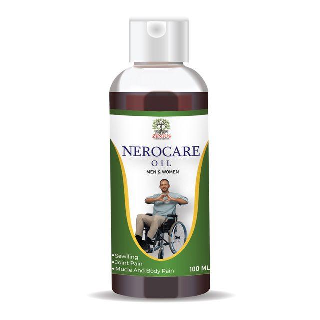 Zenius Nerocare oil - Herbal Massage Oil for Nerve Strength, Pain Relief, and Improved Mobility - 100ml Oil