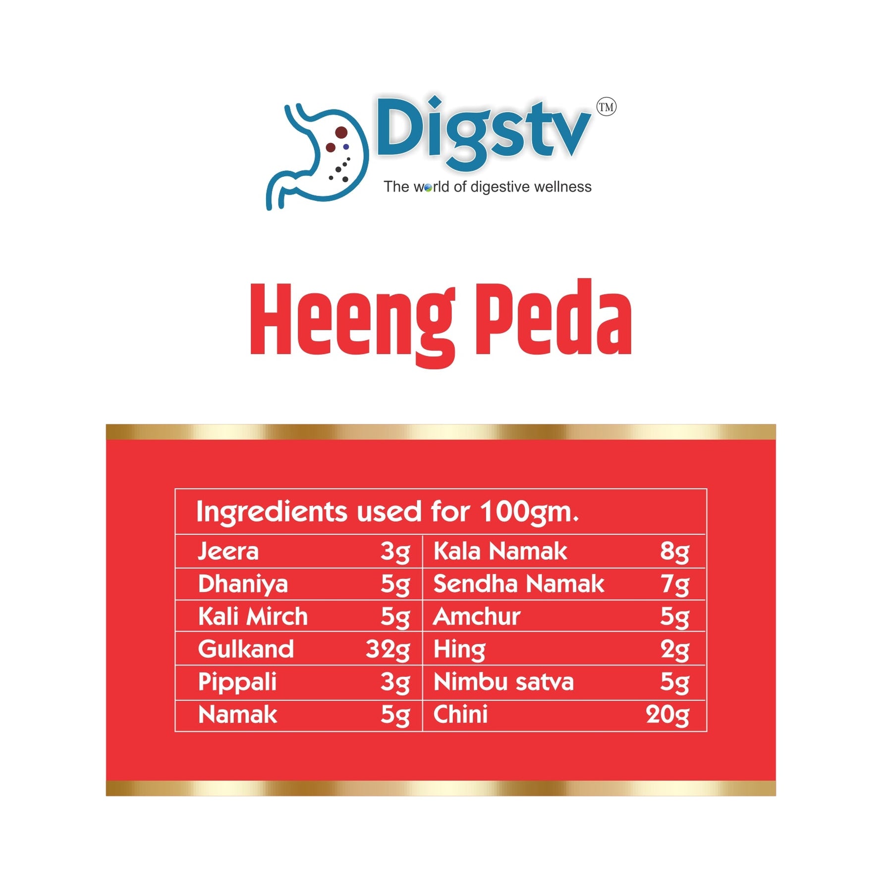 Hing Peda  100gm (Pack of 3) for Digestion Support | Suitable for Daily Use