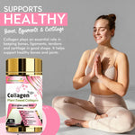 Vitaminnica Plant Based Collagen Capsules - Vegan Builder with Vitamin C & Hyaluronic Acid, 60 Count