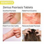 Zenius Psoriasis Tablet - Skin Psoriasis Tablets and Medicine for Psoriasis Relief - 60 Tablets
