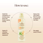 Moha Sunscreen Spray SPF 50 PA++++ - Broad Spectrum UVA/UVB No White Cast Mist