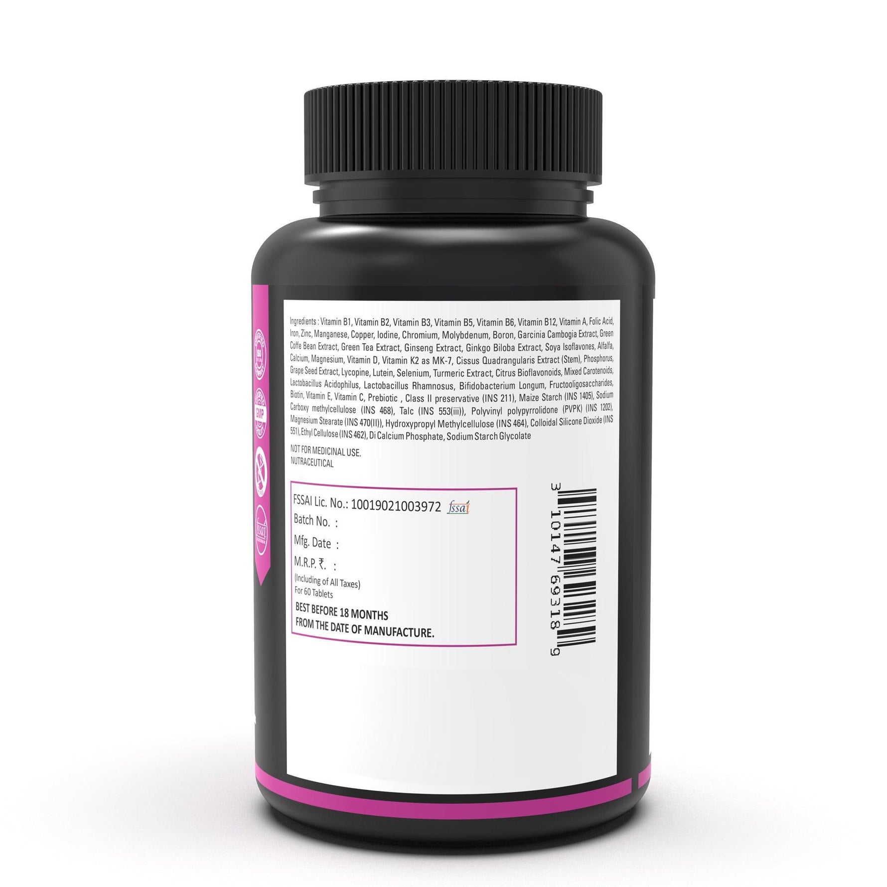 NutritJet Multivitamins for Women Tablet - 60 Tablets