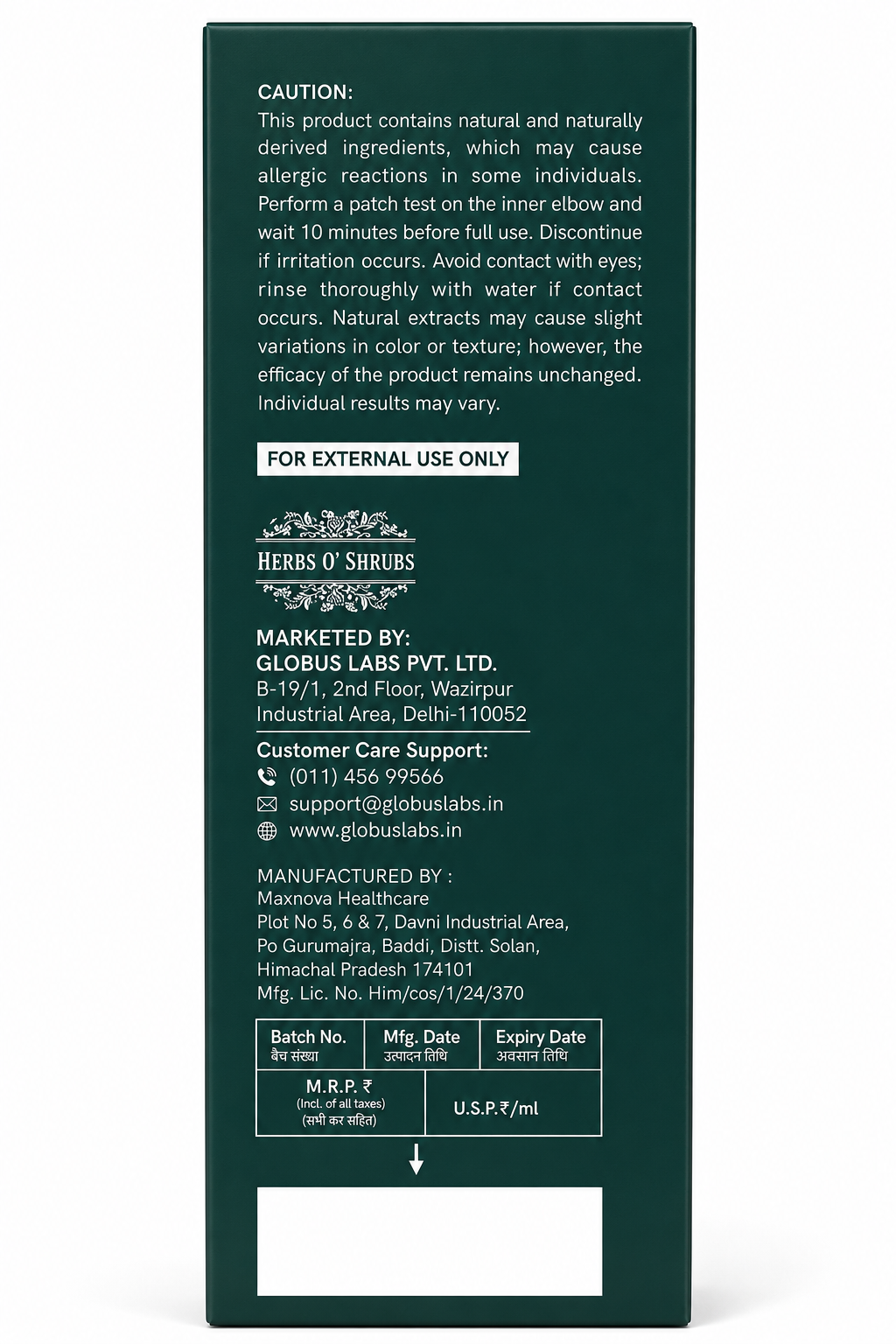 Herbs O' Shrubs Onion Strength & Shine Shampoo with Ayurvedic Ingredients | Onion, Coffee, Brahmi, Hibiscus, Green Tea & Curry Leaf | Gentle Daily Hair Cleanser for All Hair Types, 250 ml